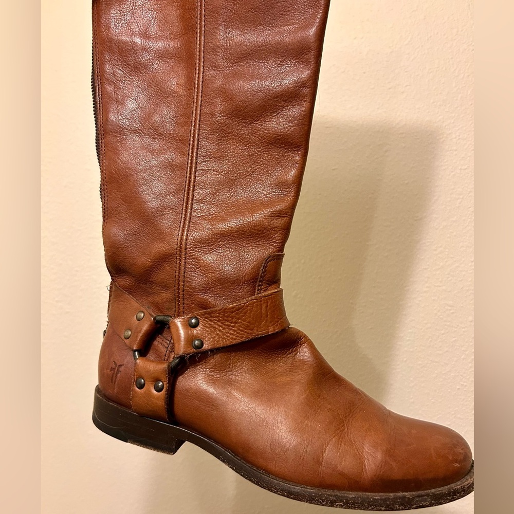 Brown Leather Riding Boots